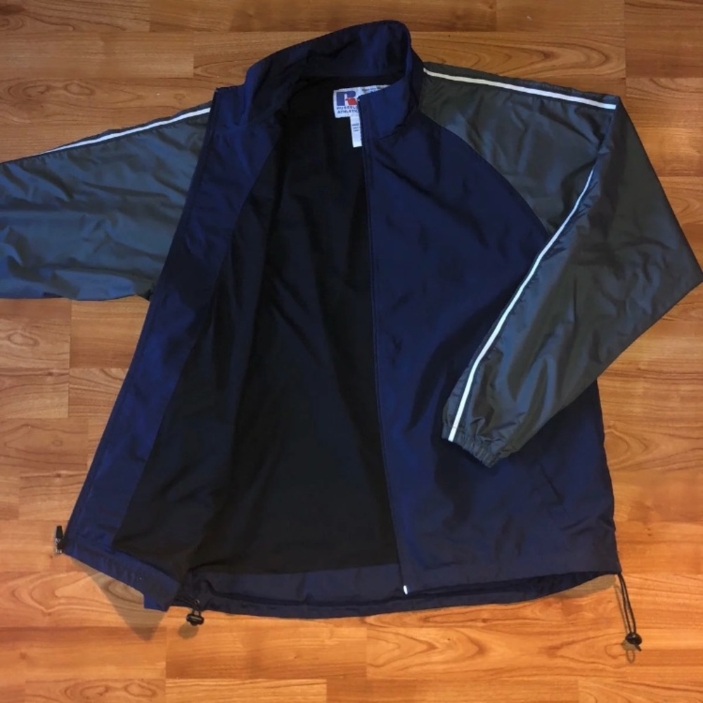 Russel athletic mens windbreaker jacket NWOT